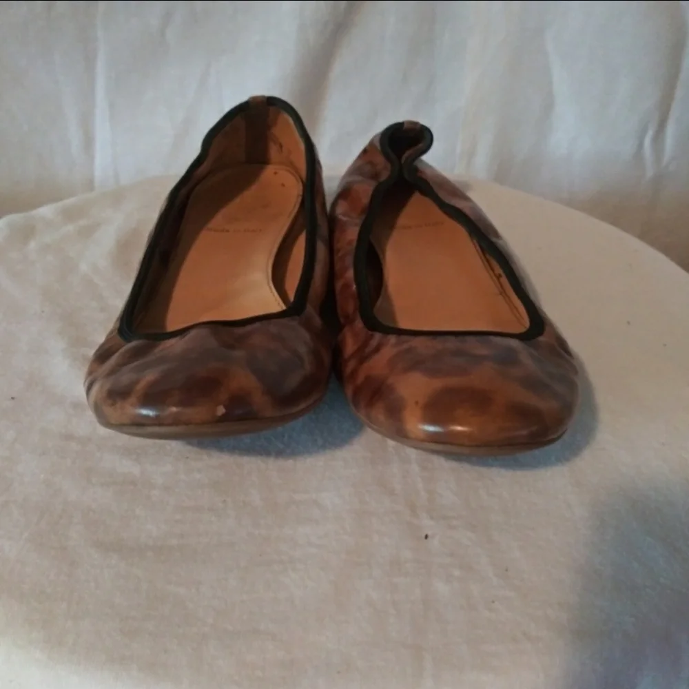 J. Crew Ballet Flat Leopard Loafer   c